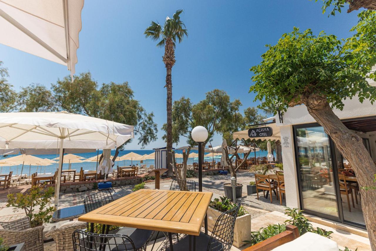 Acelya Otel Bodrum Bagian luar foto